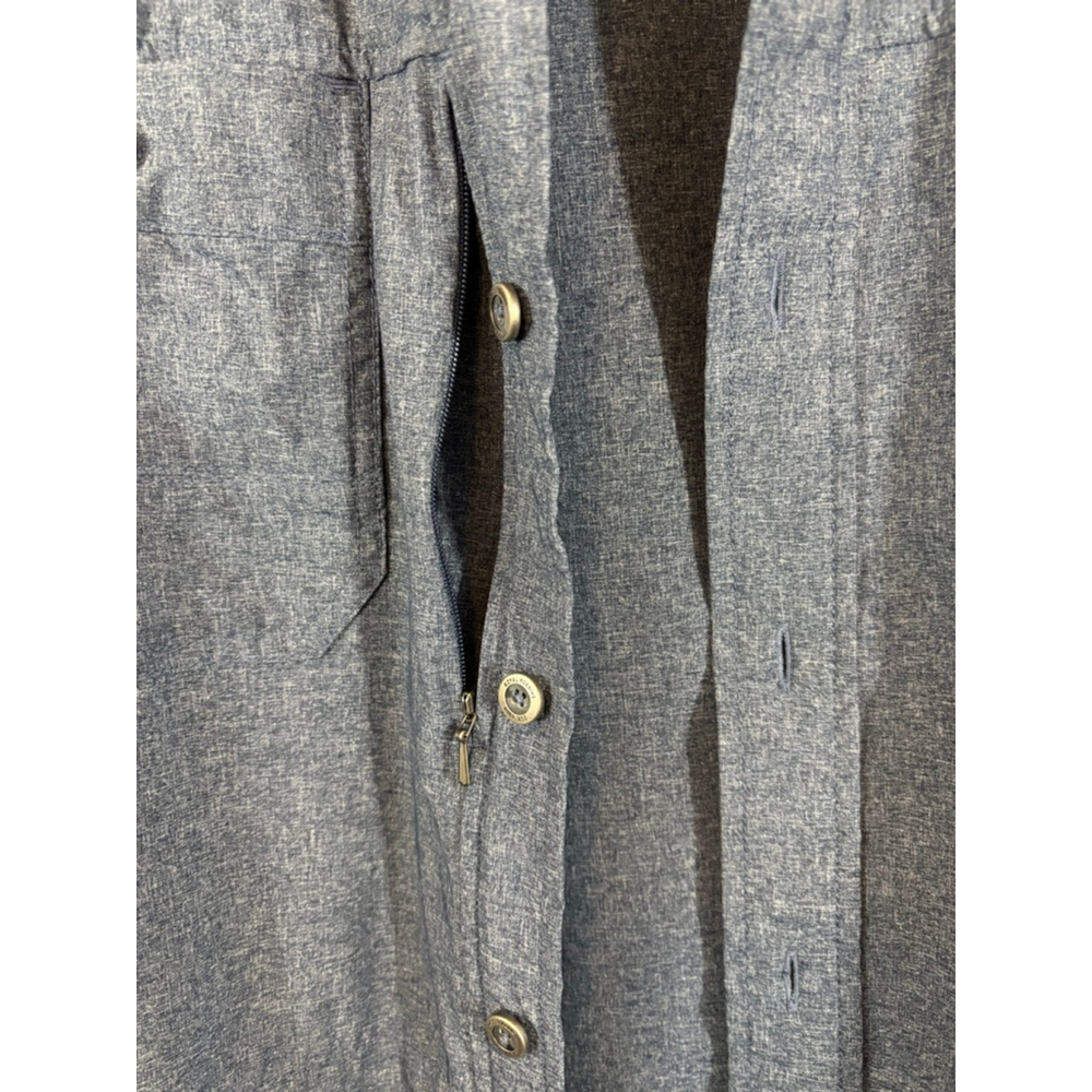 Men's Royal Robbins Long Distance Traveler Blue Casual Button Down Shirt XL - Picture 6 of 11